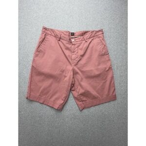 Boss Slice Shorts Mens 36 Pink Slim Fit Stretch Chino 11 Inseam Casual Summer